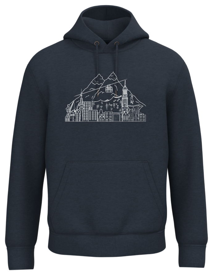 Hoodie Hamburg trifft Alpen