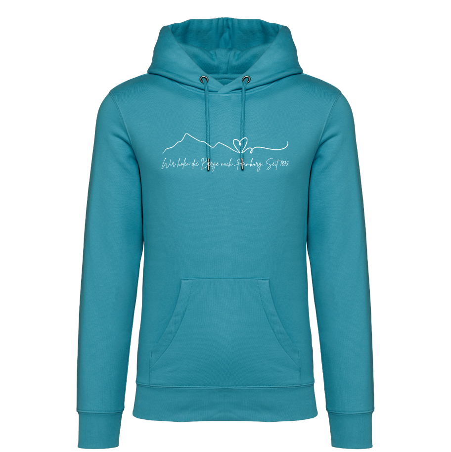Hoodie Berge und Herz