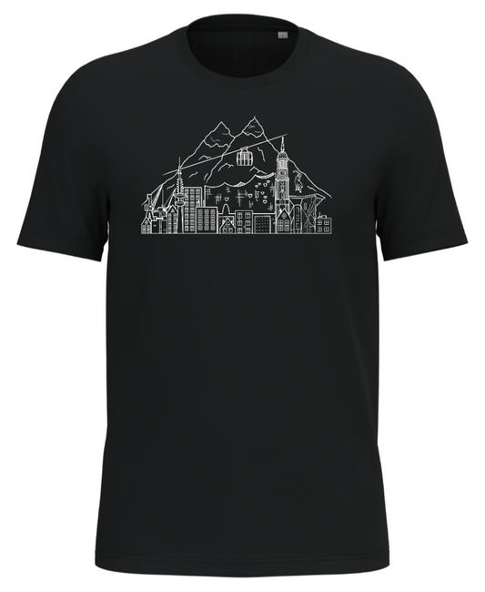T-Shirt Hamburg trifft Alpen