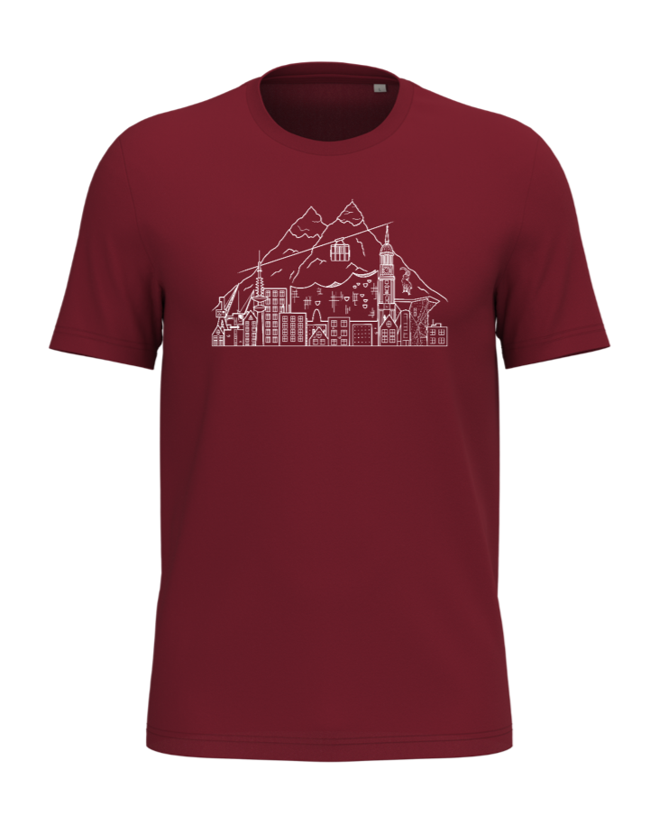 T-Shirt Hamburg trifft Alpen
