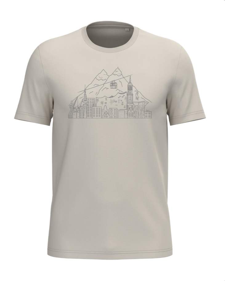 T-Shirt Hamburg trifft Alpen