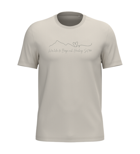 T-Shirt Berge und Herz