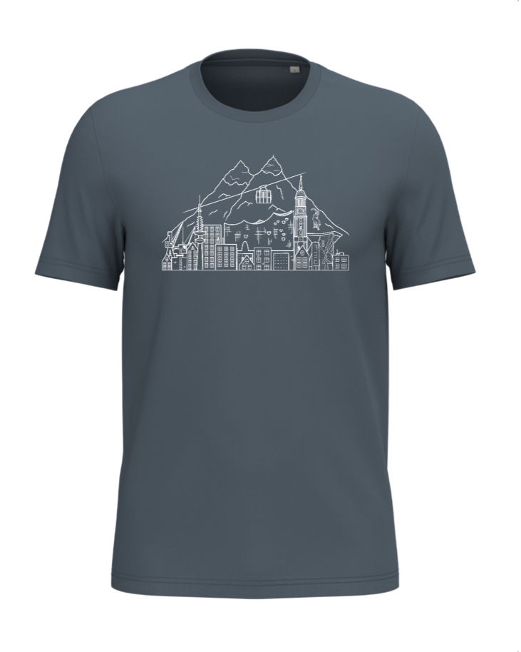 T-Shirt Hamburg trifft Alpen