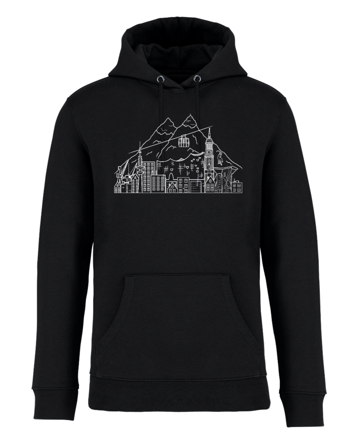 Hoodie Hamburg trifft Alpen