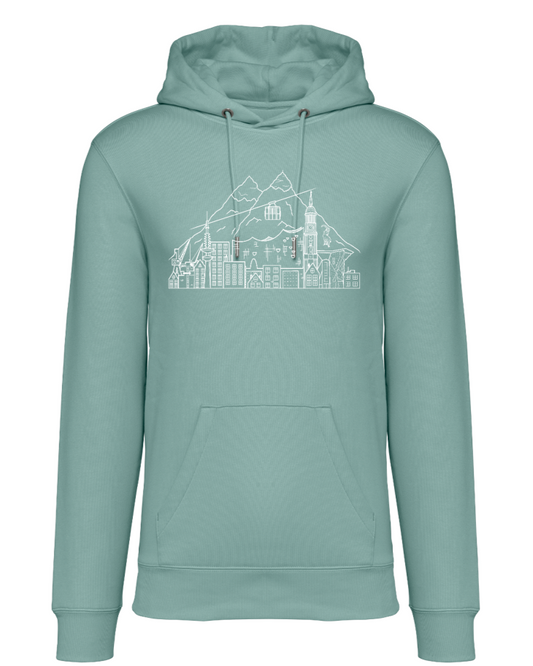 Hoodie Hamburg trifft Alpen