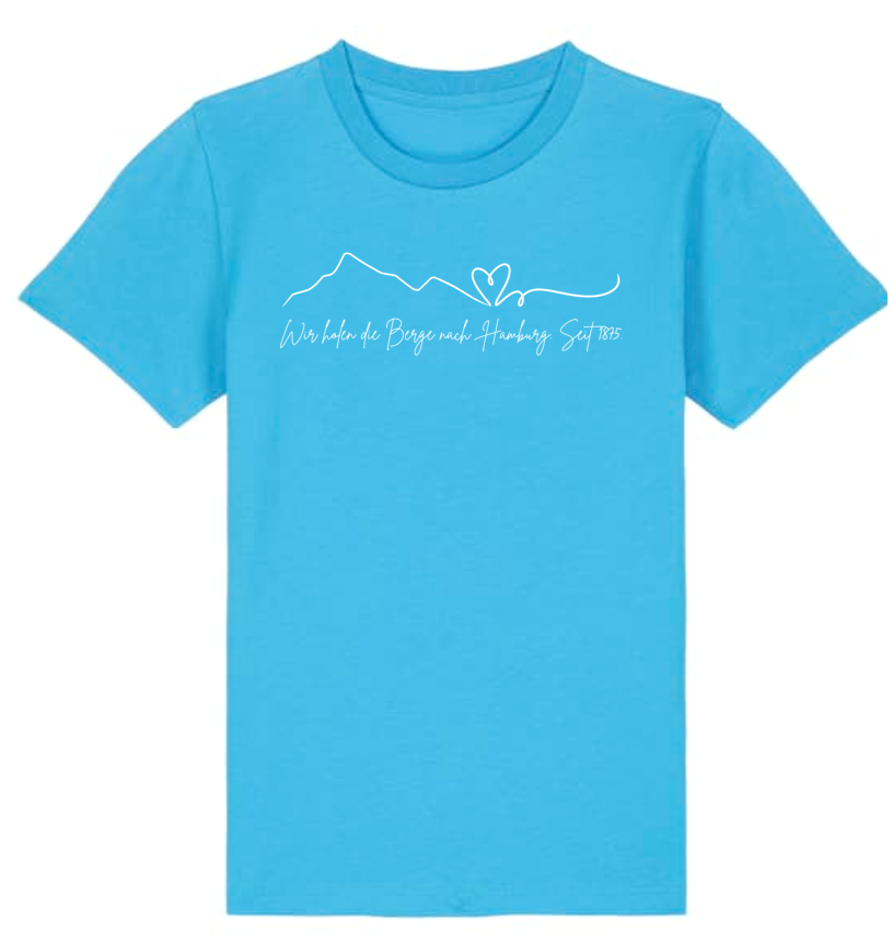 T-Shirt für Kinder Berge und Herz