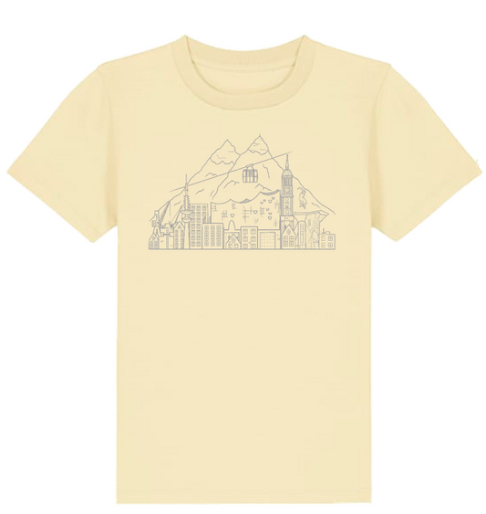 T-Shirt für Kinder Hamburg trifft Alpen