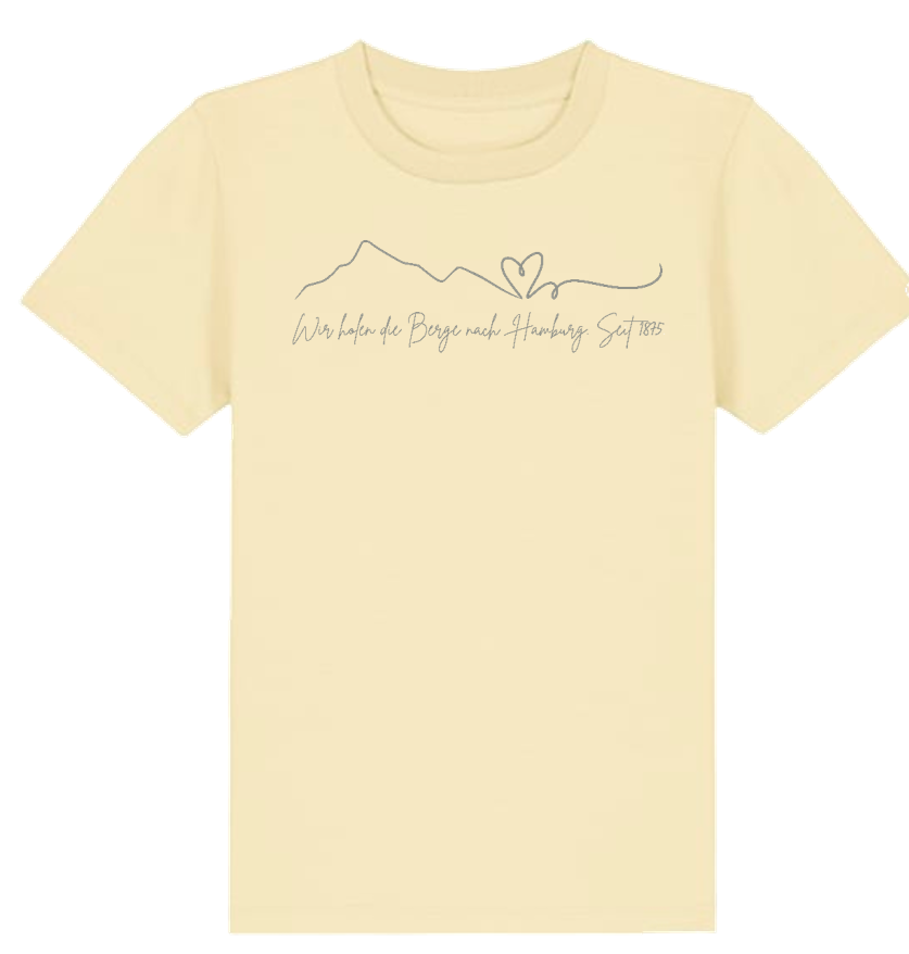 T-Shirt für Kinder Berge und Herz
