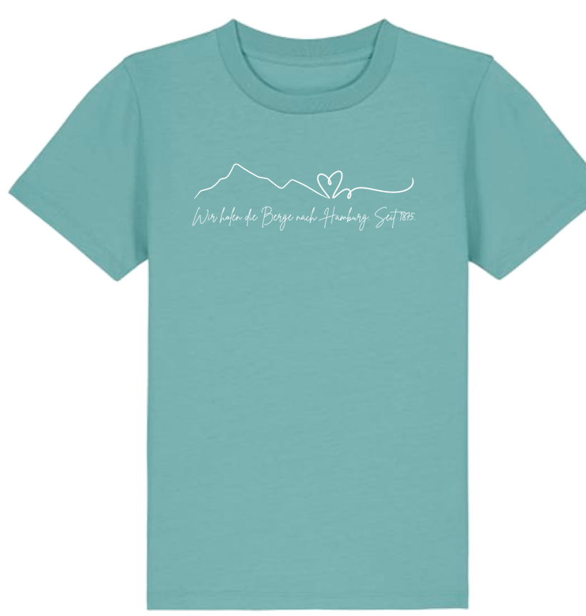 T-Shirt für Kinder Berge und Herz