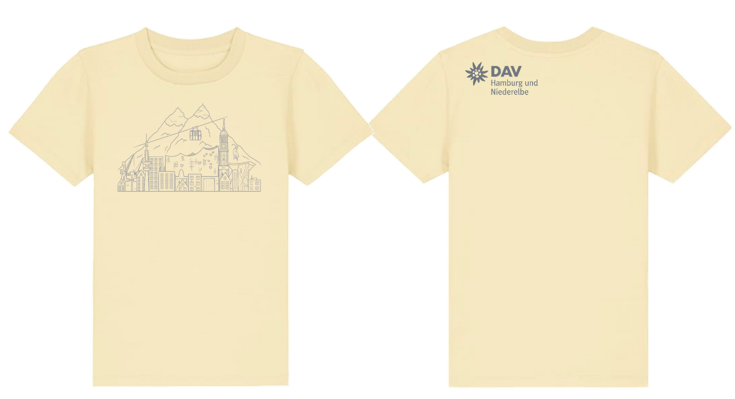 T-Shirt für Kinder Hamburg trifft Alpen