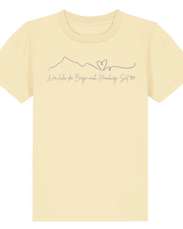 T-Shirt für Kinder Berge und Herz