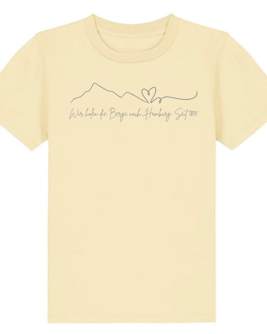 T-Shirt für Kinder Berge und Herz