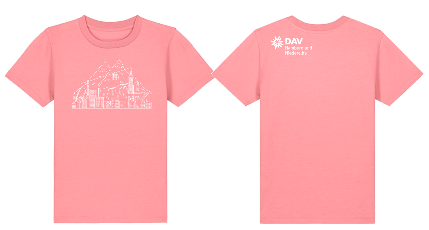 T-Shirt für Kinder Hamburg trifft Alpen