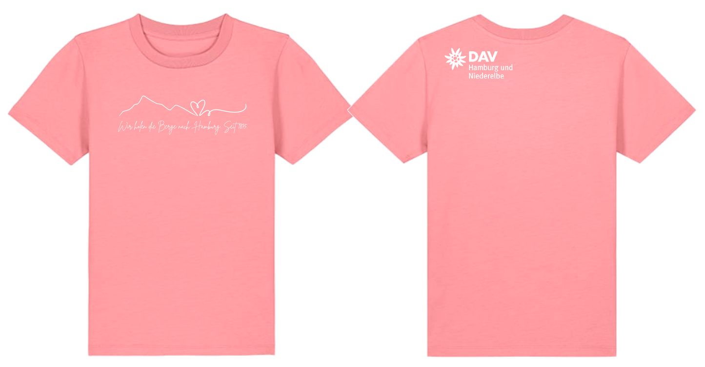 T-Shirt für Kinder Berge und Herz