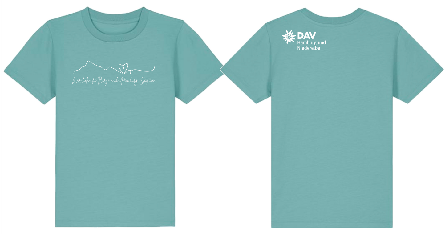 T-Shirt für Kinder Berge und Herz