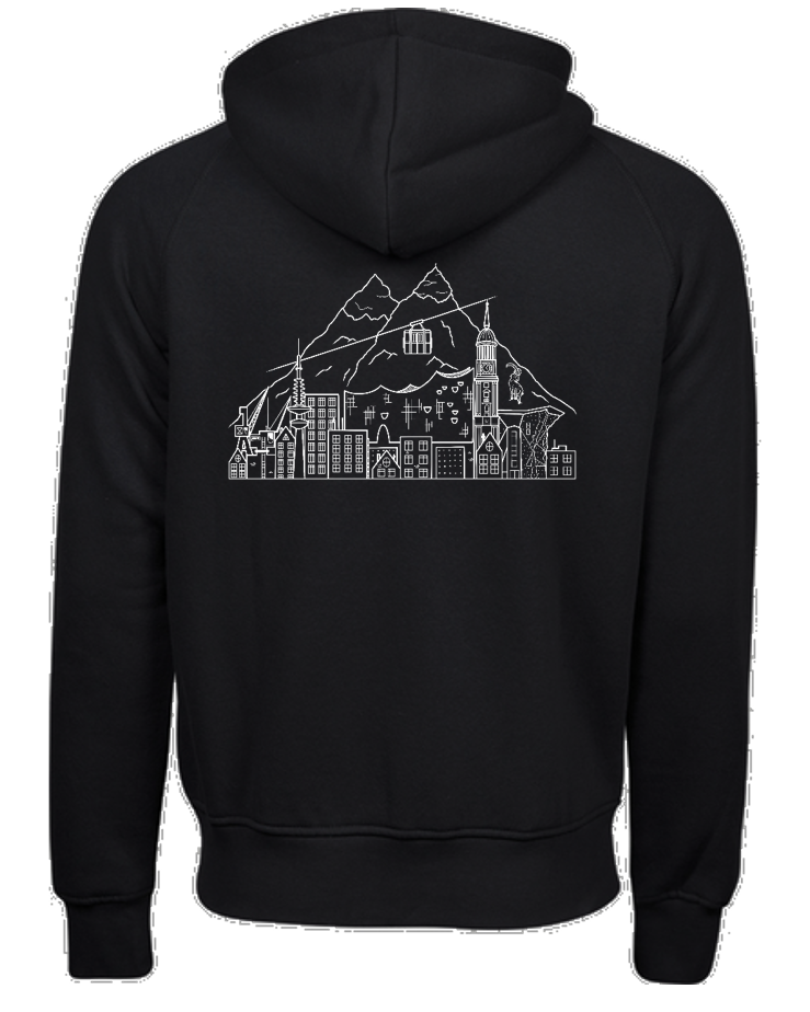 Zip Hoodie Men Hamburg trifft Alpen