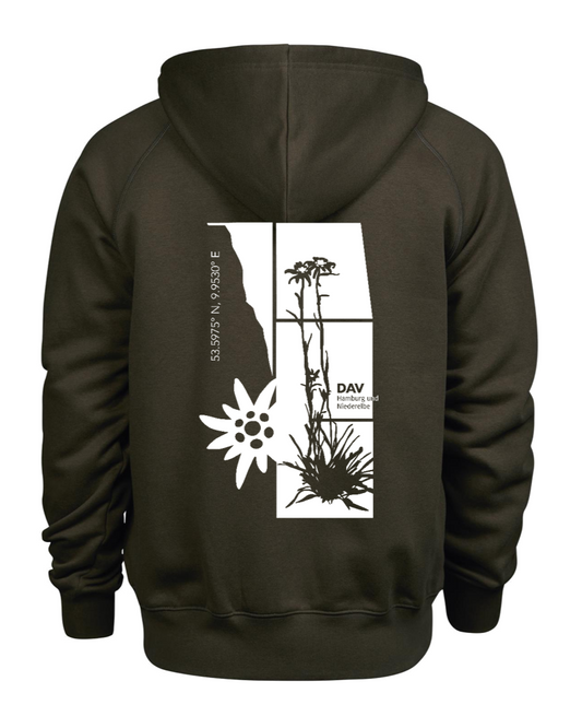 Zip Hoody Men Edelweiß