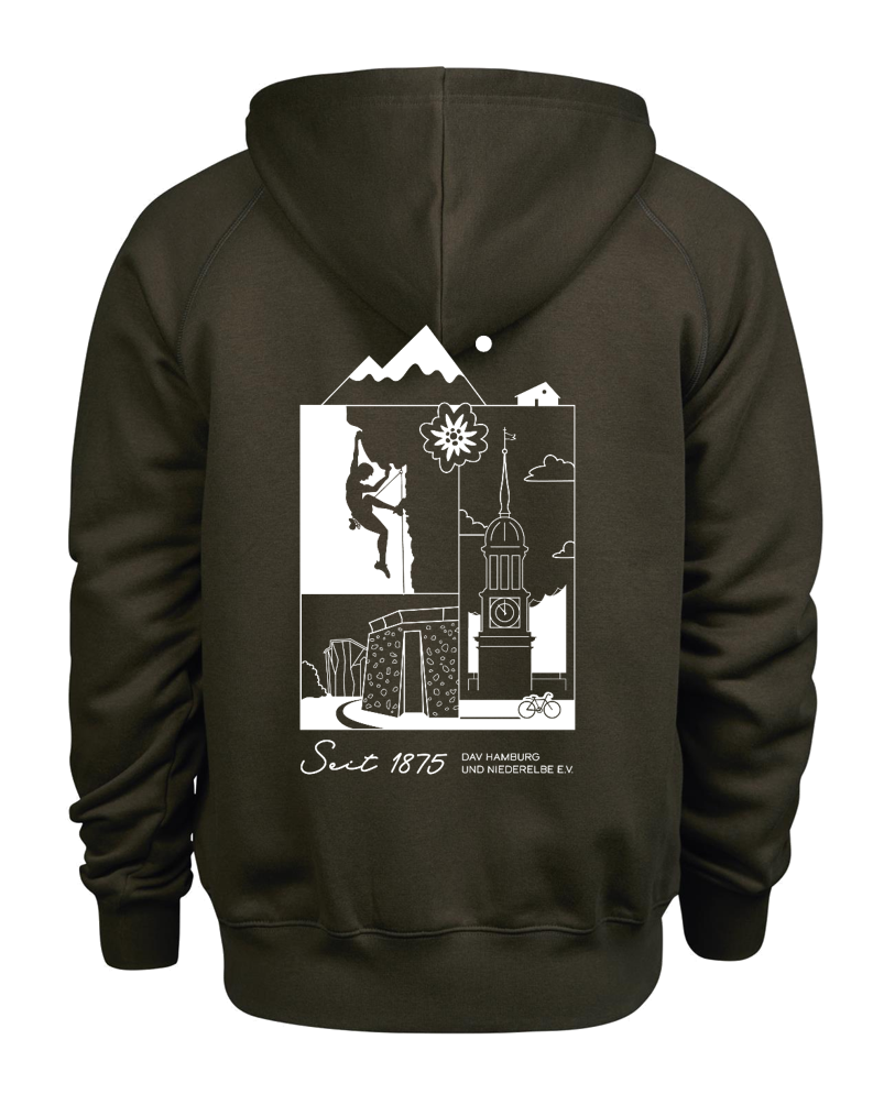 Zip Hoodie Men Klettern