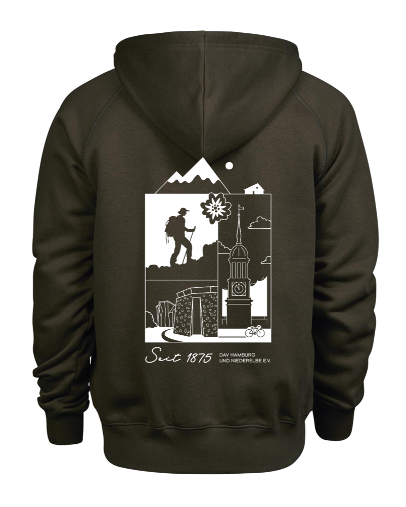 Zip Hoodie Men Wandern