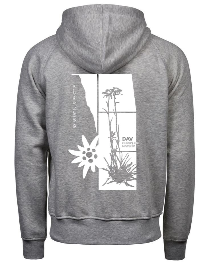 Zip Hoodie Men Edelweiß