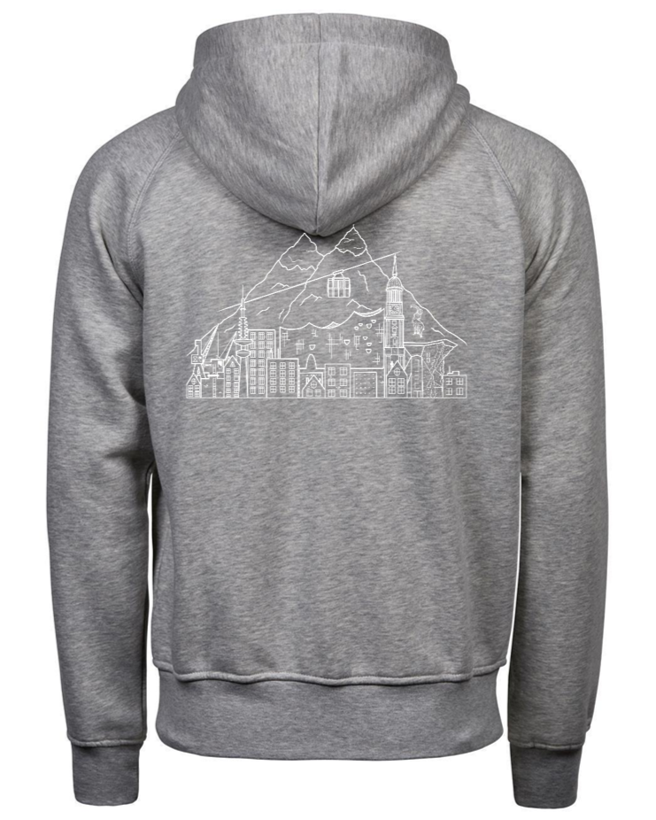Zip Hoodie Men Hamburg trifft Alpen