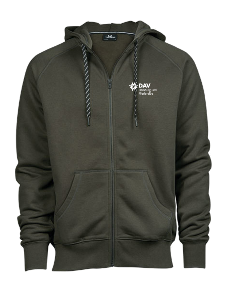 Zip Hoody Men Edelweiß