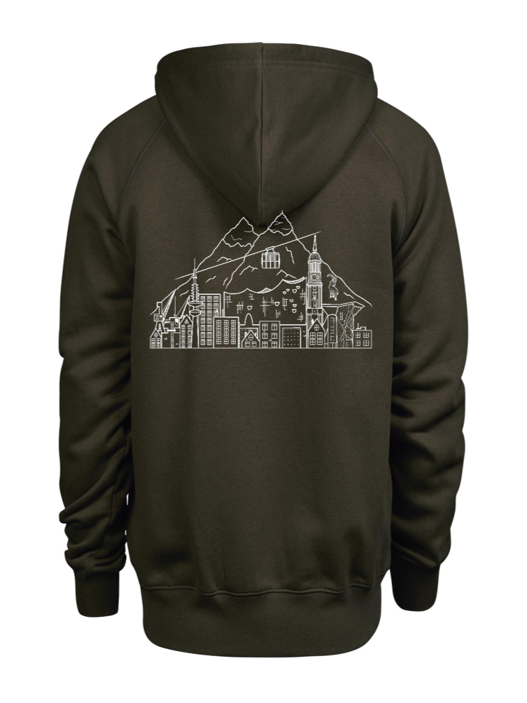 Zip Hoodie Women Hamburg trifft Alpen