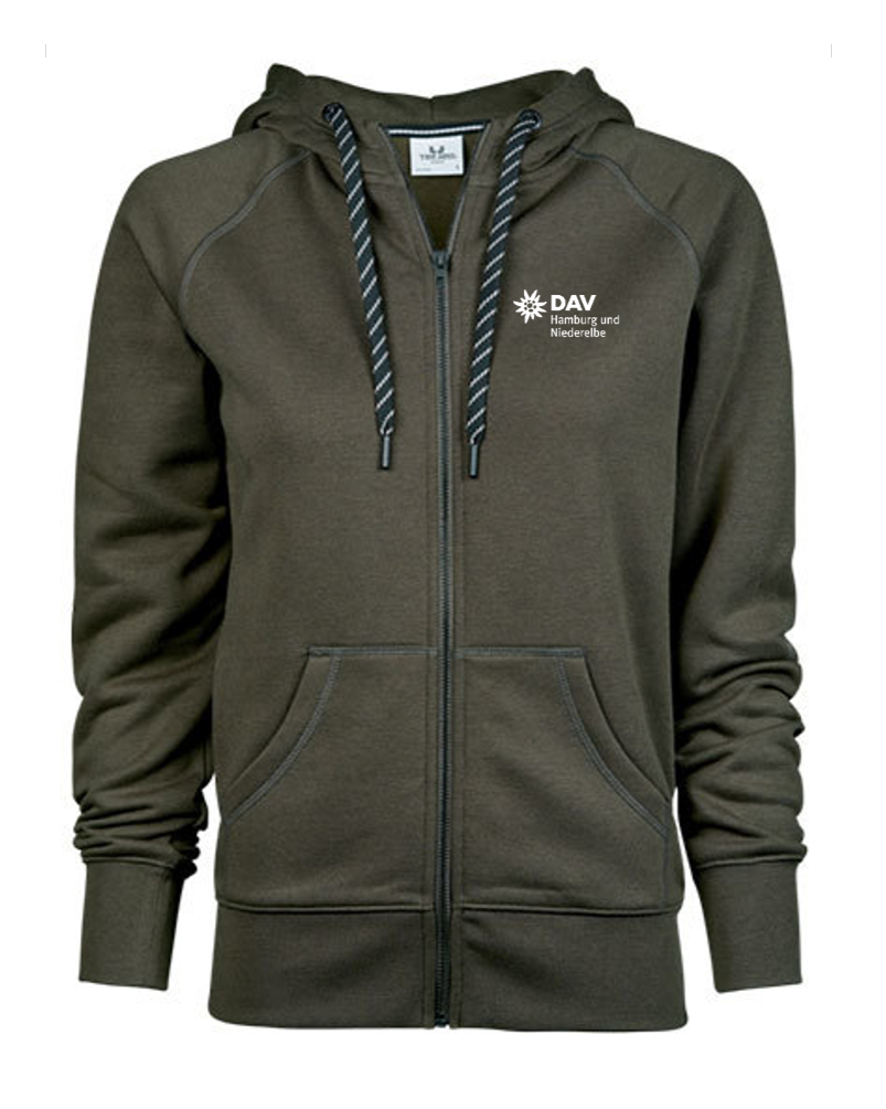 Zip Hoody Women Edelweiß