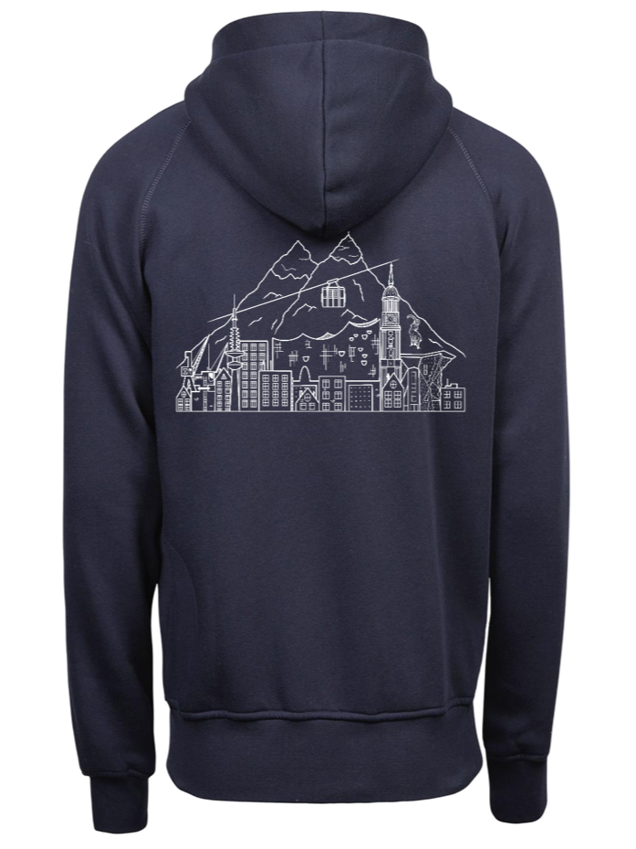 Zip Hoody Women Hamburg trifft Alpen